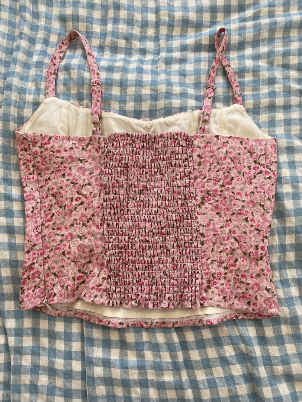Reformation Hattie Linen Top - Picture 2 of 7